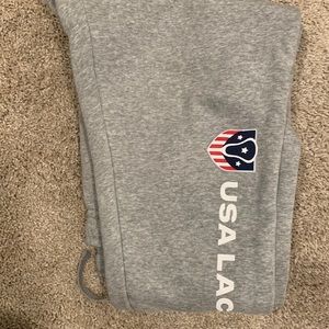 Mens Nike size medium USA lacrosse sweatpants .. worn 1x